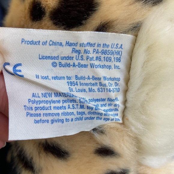 WWF Cheetah RARE Build-A-Bear 2007 - Picture 8 of 12
